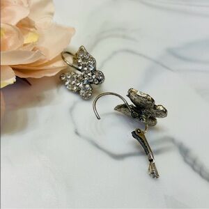 Micro Pavé Crystal Butterfly Earrings 🦋